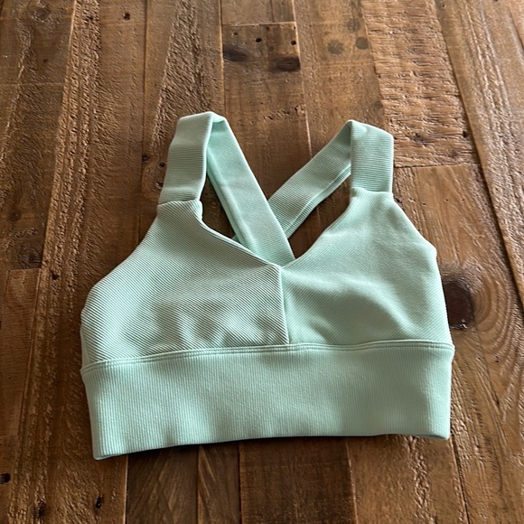 ALO Yoga Other Alo Yoga Emulate Bra In Light Green Poshmark